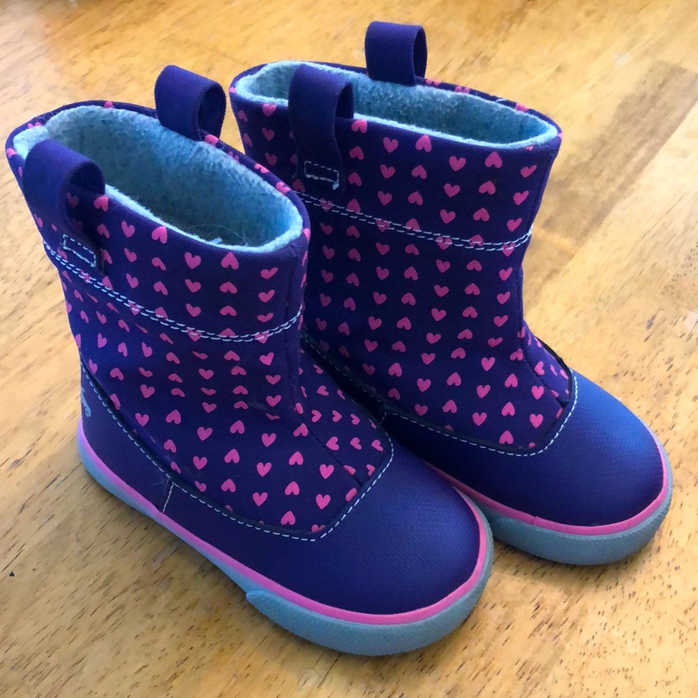 SEE KAI RUN toddler pull-on boots